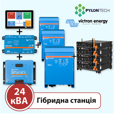 Акумуляторна станція на 24 кВА (Victron Energy, трифазна) 12379 фото
