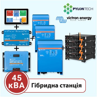 Акумуляторна станція на 45 кВА (Victron Energy, трифазна) 16917 фото
