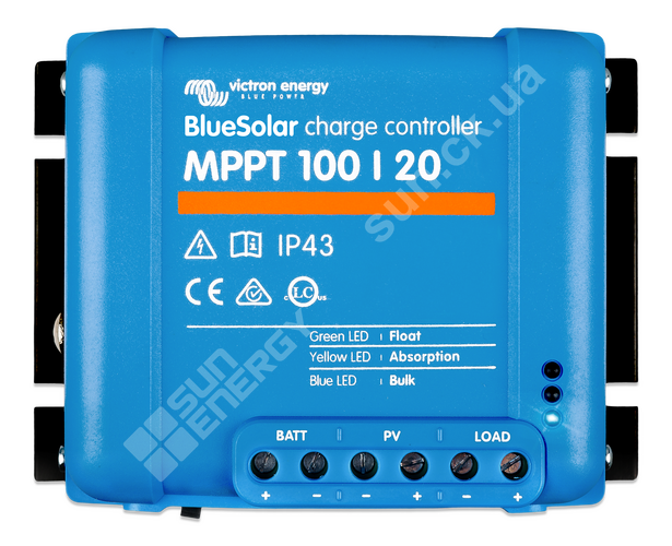 Контролер заряду Victron Energy BlueSolar MPPT 100/20 3-35 фото